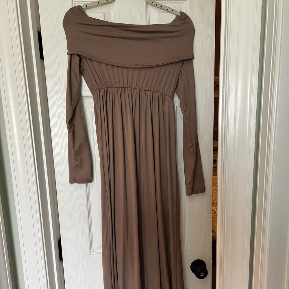 Brown Maternity Dress NWT